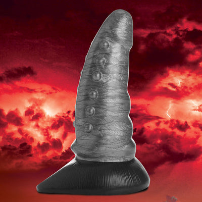 Buy Creature Cocks Beastly Tapered Bumpy Silicone Dildo - Silver 21 cm Bumpy Dildo Online - Viking Traders Adult Shop Australia