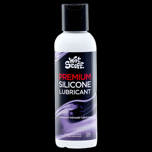 Wet Stuff Premium - 125g Disk Top - Silicone Lubricant - 125 gram Bottle