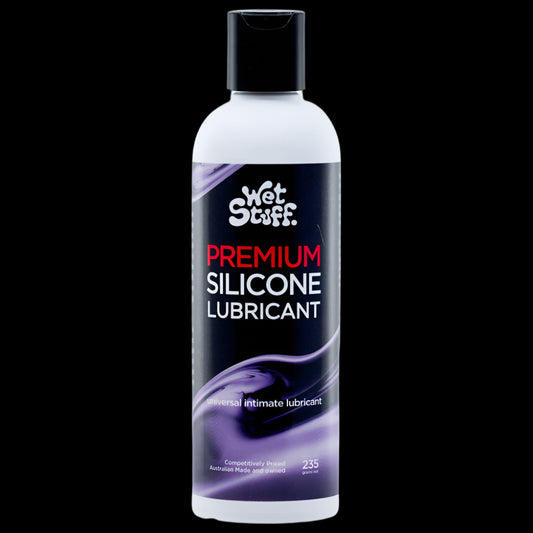 Wet Stuff Premium - 235g Disk Top - Silicone Lubricant - 235 gram Bottle