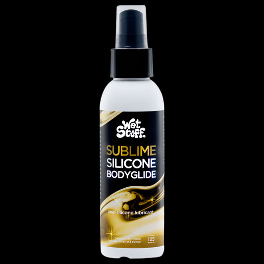 Wet Stuff Sublime - 125g Pump Top - Anal Silicone Lubricant - 125 gram Pump Bottle