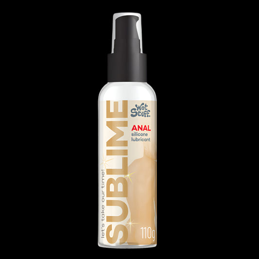 Wet Stuff Sublime - 110g Pump - Anal Silicone Lubricant - 110 gram Pump Bottle