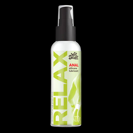Wet Stuff Relax - 110g Pump - Anal Silicone Lubricant - 110 gram Pump Bottle