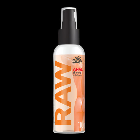 Wet Stuff Raw - 110g Pump - Anal Silicone Lubricant - 110 gram Pump Bottle